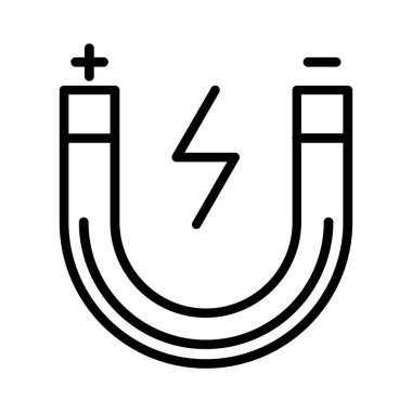 Mıknatıs vektör simgesi tasarım