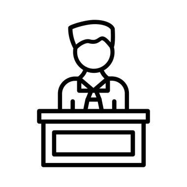 Boss Vector Icon Design