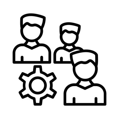 Team Vector Icon Design