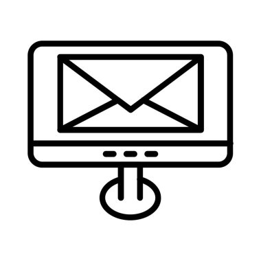 E-posta vektör simgesi tasarım