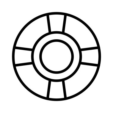 Lifesaver Vector Icon Design