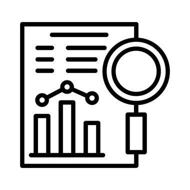 Analysis Vector Icon Design
