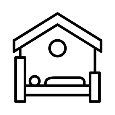 Accomodation Vector Icon Design