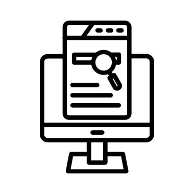 Research Vector Icon Design