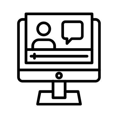 Vlogger Vector Icon Design