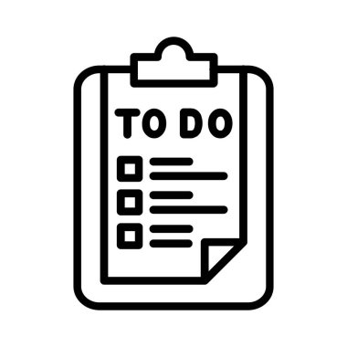To Do List Vector Icon Design