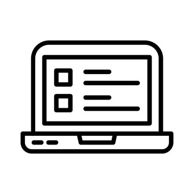 Dizüstü vektör simgesi tasarım