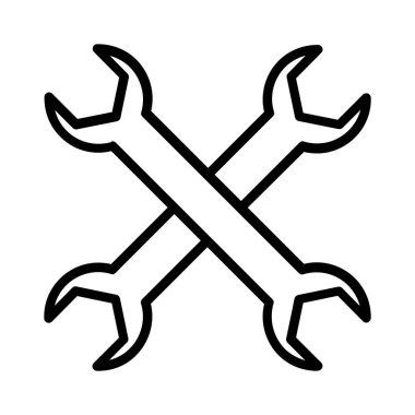 Wrench Vector Icon Design