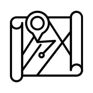 Map Vector Icon Design