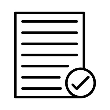 Checked Vector Icon Design