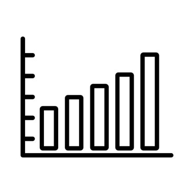 Bar Chart Vector Icon Design