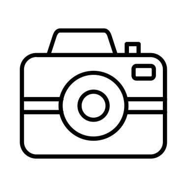 Photo Camera Vector Icon Design