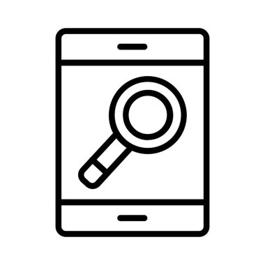 Arama vektör simgesi tasarım