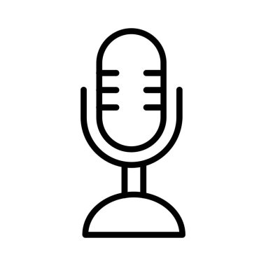 Mikrofon vektör simgesi tasarım