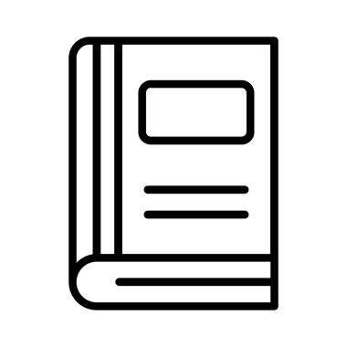 Kitap Vektörü Simgesi Tasarımı