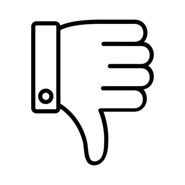 Dislike Vector Icon Design