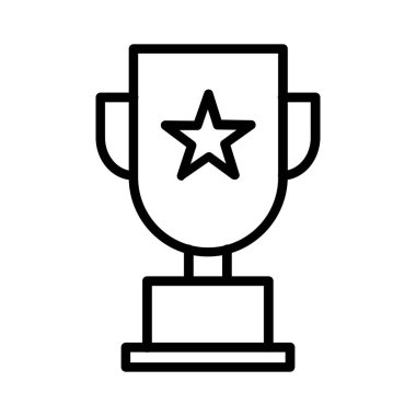 Trophy Vector Icon Design