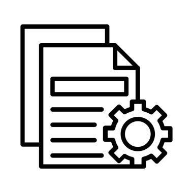 Content Management Vector Icon Design