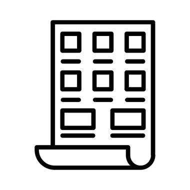 Storyboard Vector Icon Design