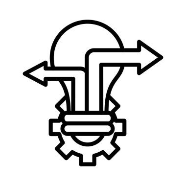 Decision Making Vector Icon Design