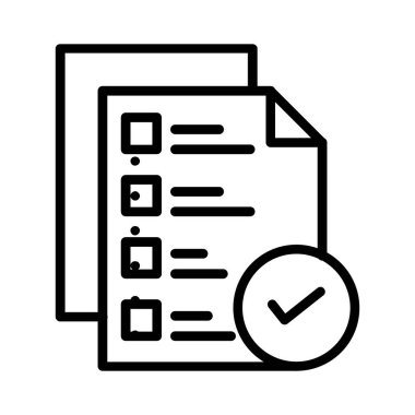 File Check Vector Icon Design