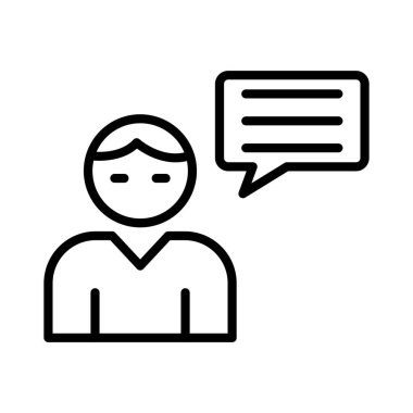 Speak Vector Icon Design