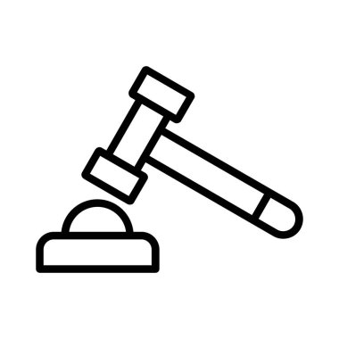 Vektör simgesi tasarım çekiç