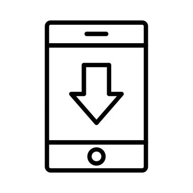 Down Arrow Vector Icon Design