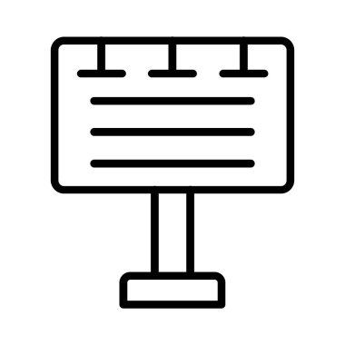 Billboard Vector Icon Design