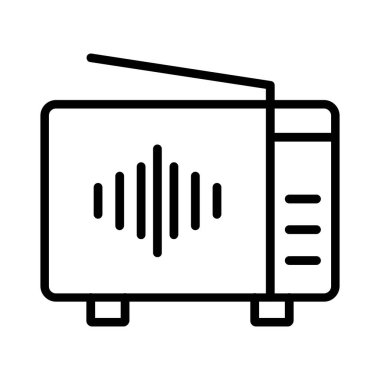 Radio Vector Icon Design