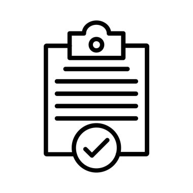 Clipboard Vector Icon Design