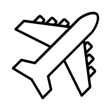 Aeroplane Vector Icon Design
