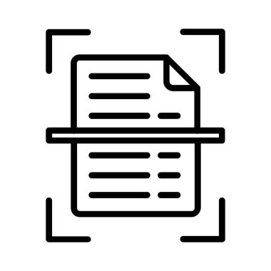 Scanner Vector Icon Design