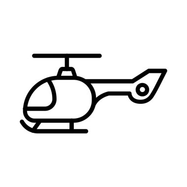 Helicopter Vector Icon Design