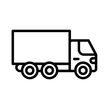 Truck Vector Icon Design