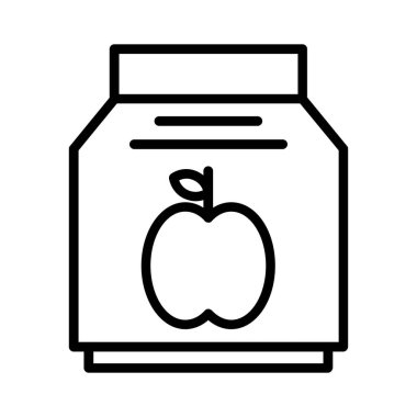 Food Package Vector Icon Design