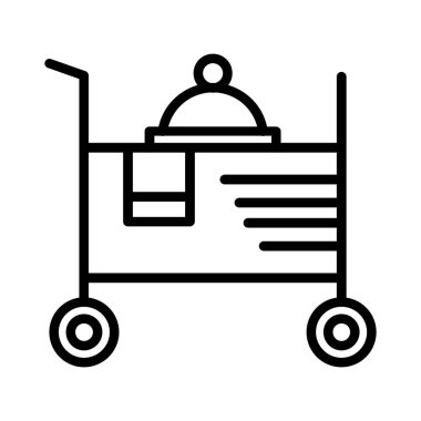 Room Service Vector Icon Design