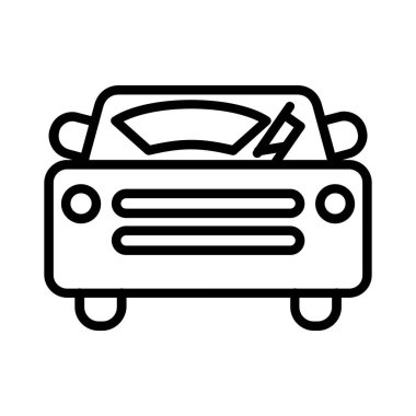 Windscreen Vector Icon Design