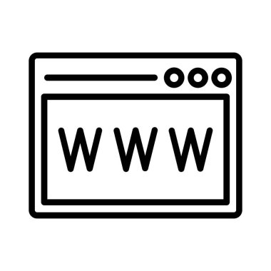 Website Vector Icon Design