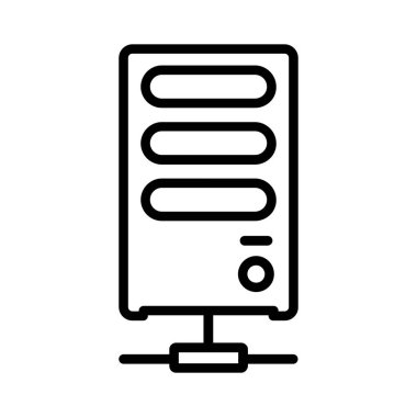 sunucu vektör simgesi tasarımı