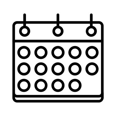 Takvim vektör simgesi tasarım