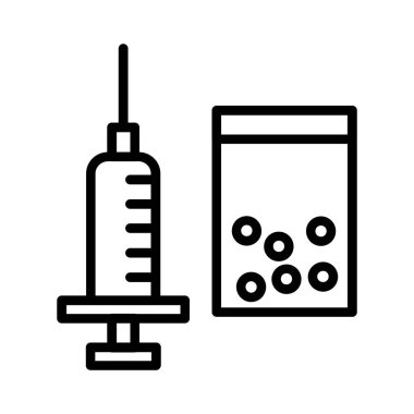 Heroin Vector Icon Design