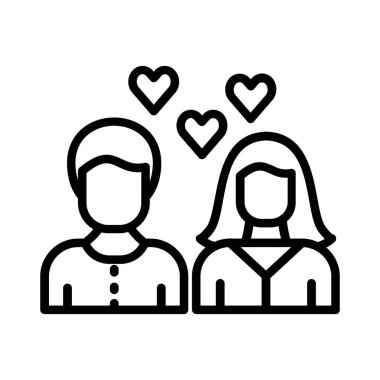 Relationship Vector Icon Design