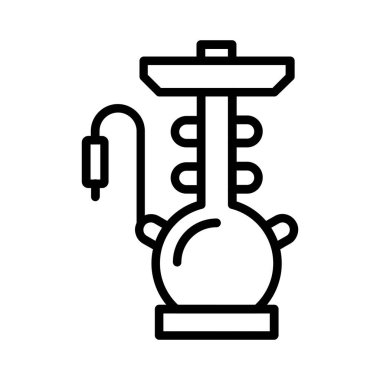 Hookah Vector Icon Design