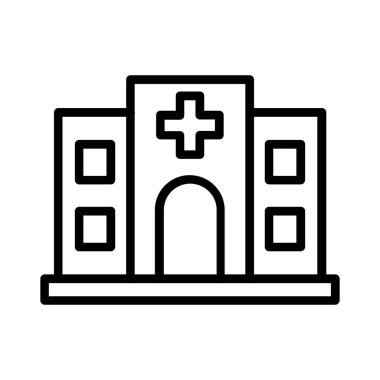 Clinic Vector Icon Design