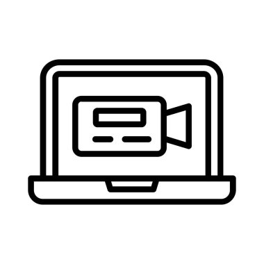 Vedio Call Vector Icon Design