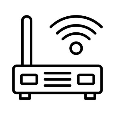 Router Vector Icon Design