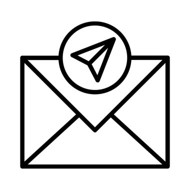 Send Mail Vector Icon Design