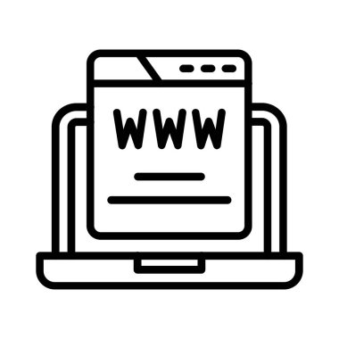 Website Vector Icon Design