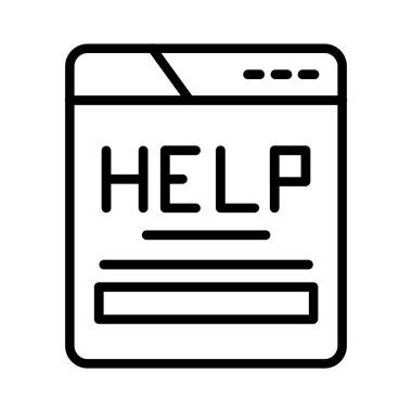 Vektör simgesi tasarım yardım